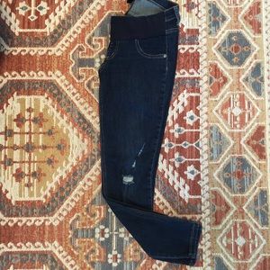 Indigo Blue Skinny Maternity Jeans
